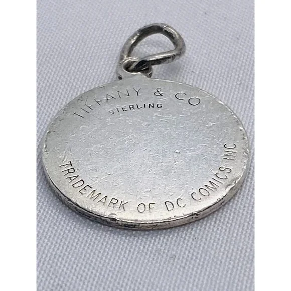 Tiffany & Co Sterling Silver 925 DC Comics Theme Charm Pendant Collectors Piece